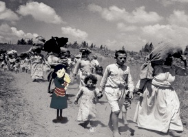 النكبة عام 1948 وتهجير السكان: أنا قصة إنسان، أنا سالي، أعيش في حنين لبلدي .....  هُجرت مع عائلتي عام 1948 وللآن أنتظر أن أعود